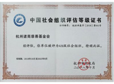 社会组织4A级-市民政局